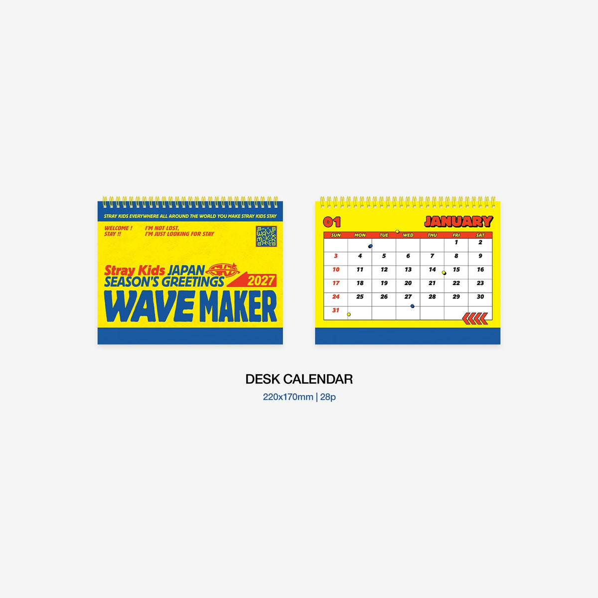 Stray Kids JAPAN SEASON’S GREETINGS 2027 “WAVE MAKER” [Standard Edition]
