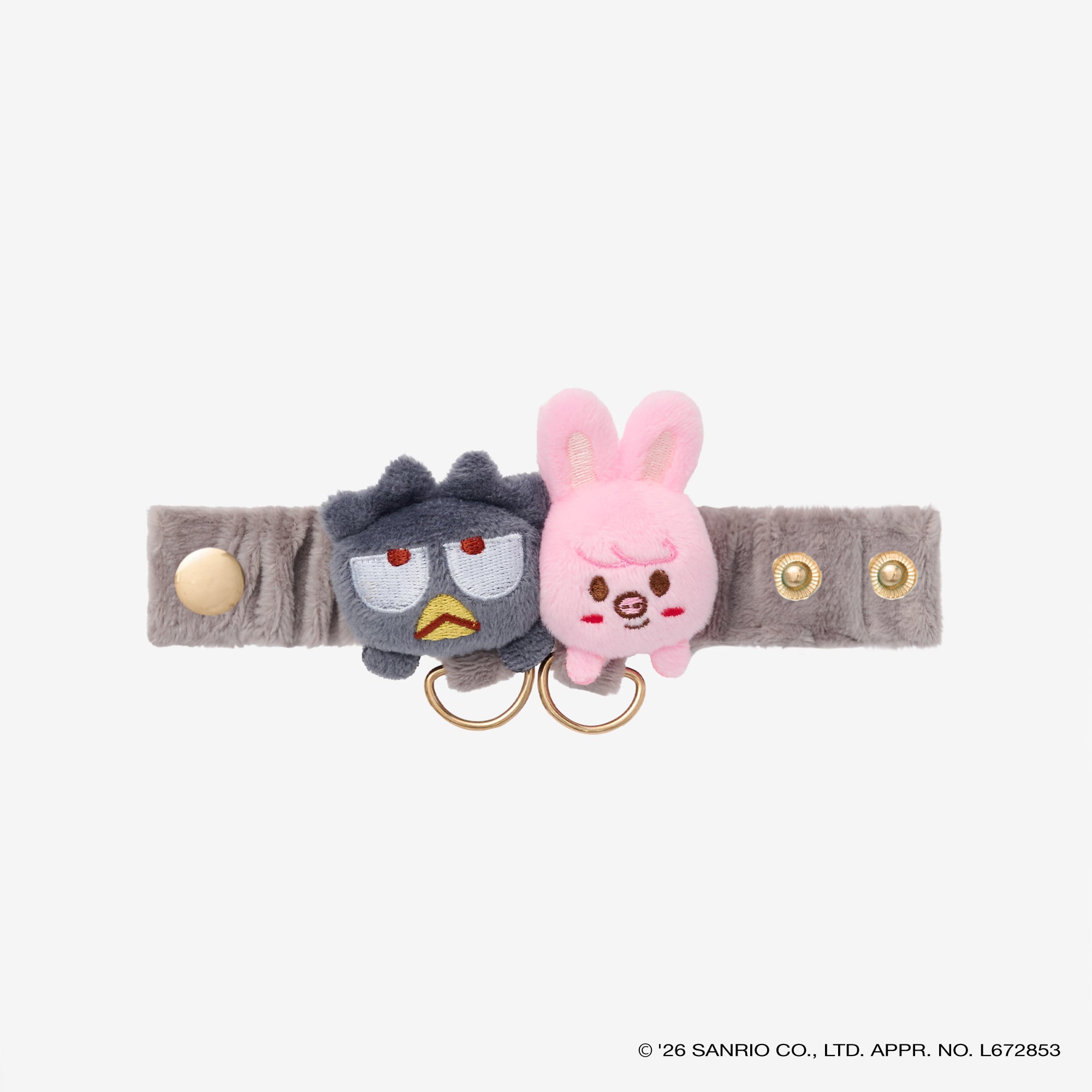 SKZOO×SANRIO CHARACTERS STRAP HOLDER - DWAEKKI x BAD BADTZ-MARU