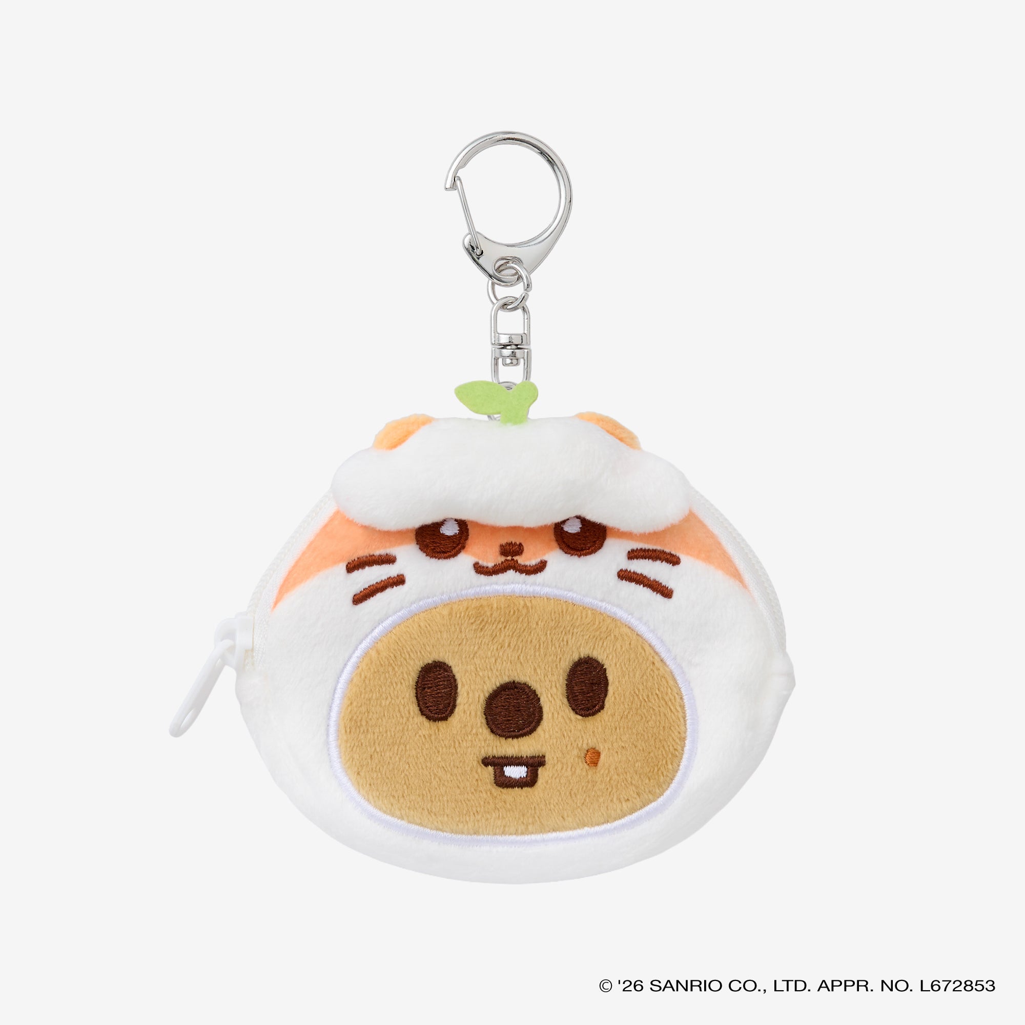 SKZOO×SANRIO CHARACTERS BUTTON BADGE POUCH - HAN QUOKKA x