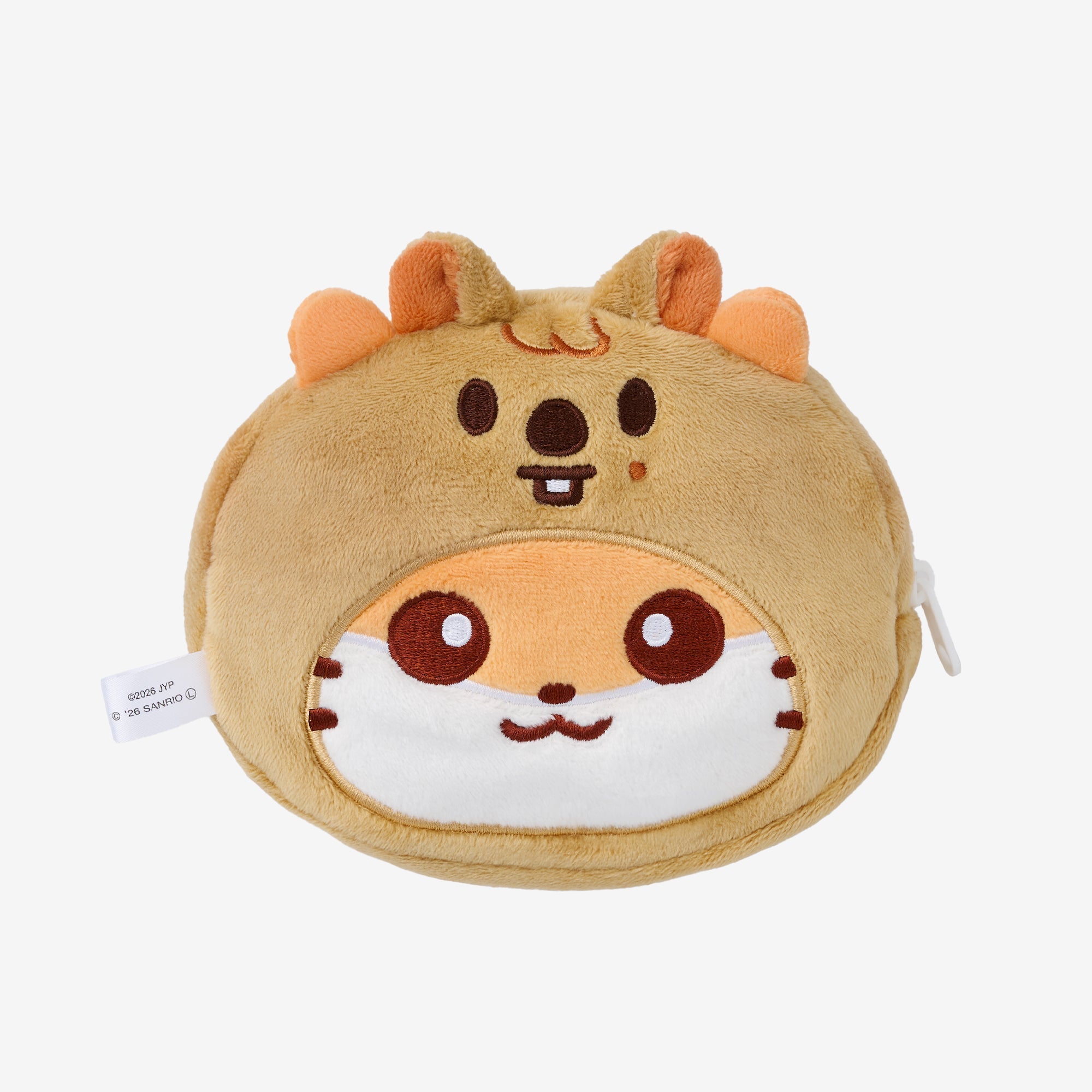 SKZOO PLUSH BAG HANQUOKKA ハン トレカ付き ぬいぐるみ SKZOO×SANRIO CHARACTERS REVERSIBLE POUCH - HAN QUOKKA x