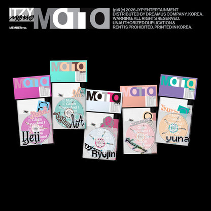 ITZY 12th Mini Album 『Motto』 MEMBER Ver. 5 versions random