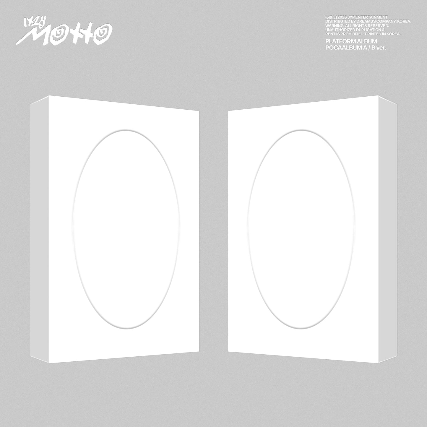 ITZY 12th Mini Album 『Motto』PLATFORM ALBUM_POCAALBUM Ver. 2 versions random