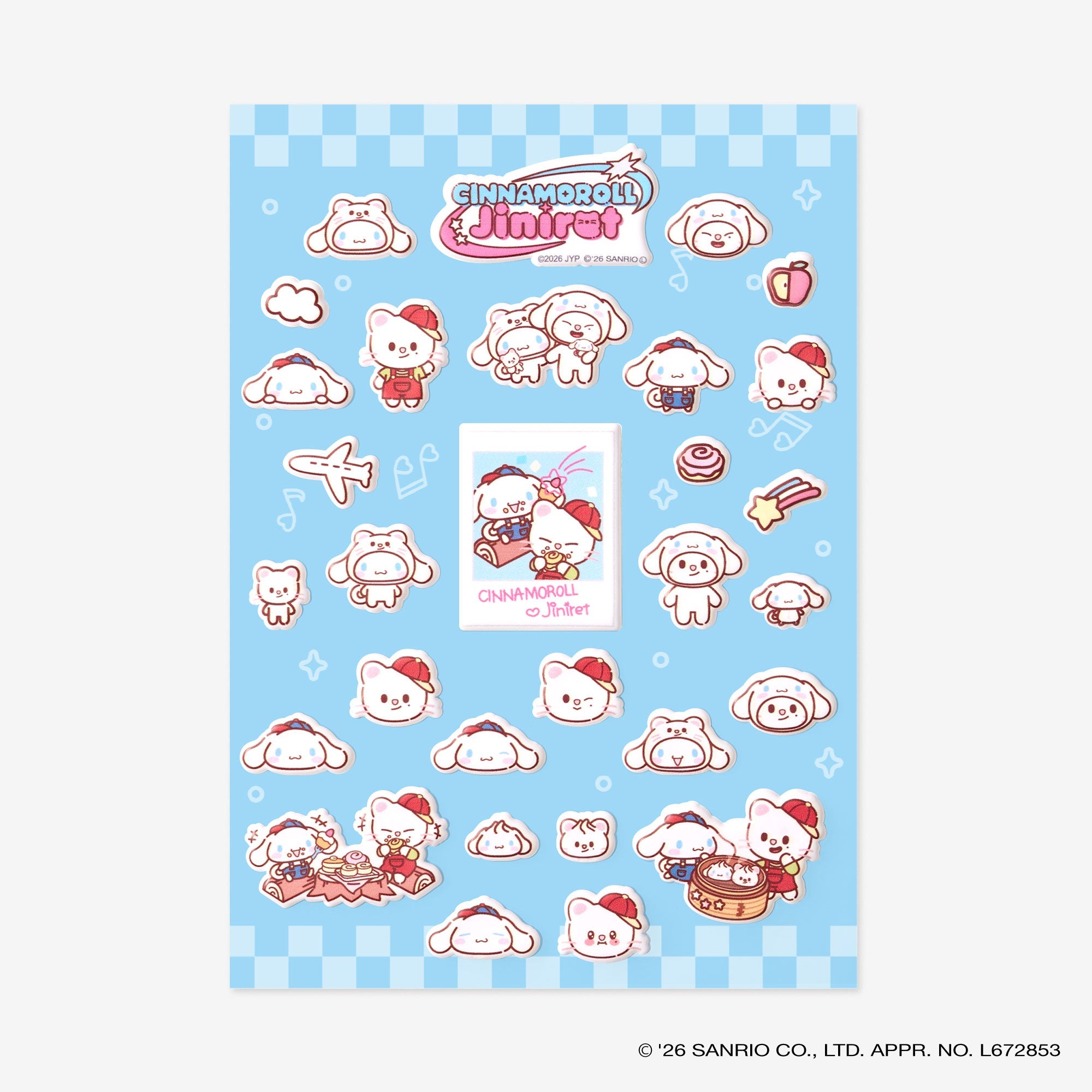 straykids skzoo ジニレット Jiniret まとめ売り SKZOO×SANRIO CHARACTERS STICKER - Jiniret x CINNAMOROLL / Stray