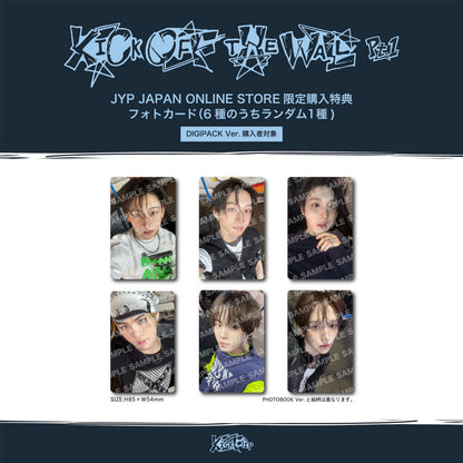KickFlip The 5th Mini Album "KICK OFF THE WALL Pt. 1" DIGIPACK Ver. 6 Version Set