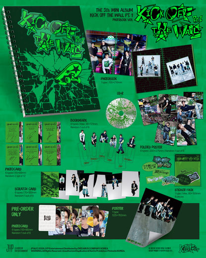 KickFlip The 5th Mini Album "KICK OFF THE WALL Pt. 1" PHOTOBOOK Ver.