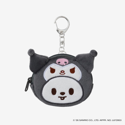 SKZOO×SANRIO CHARACTERS BUTTON BADGE POUCH - Leebit x KUROMI / Stray Kids『World Tour <RUN IT JAPAN>』