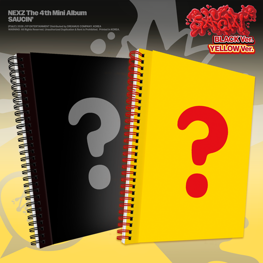NEXZ The 4th Mini Album 『SAUCIN’』[BLACK ver. / YELLOW ver.] Random 2 versions