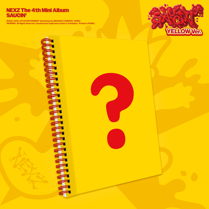 NEXZ The 4th Mini Album 『SAUCIN’』 [BLACK ver. / YELLOW ver.] 2-version Set