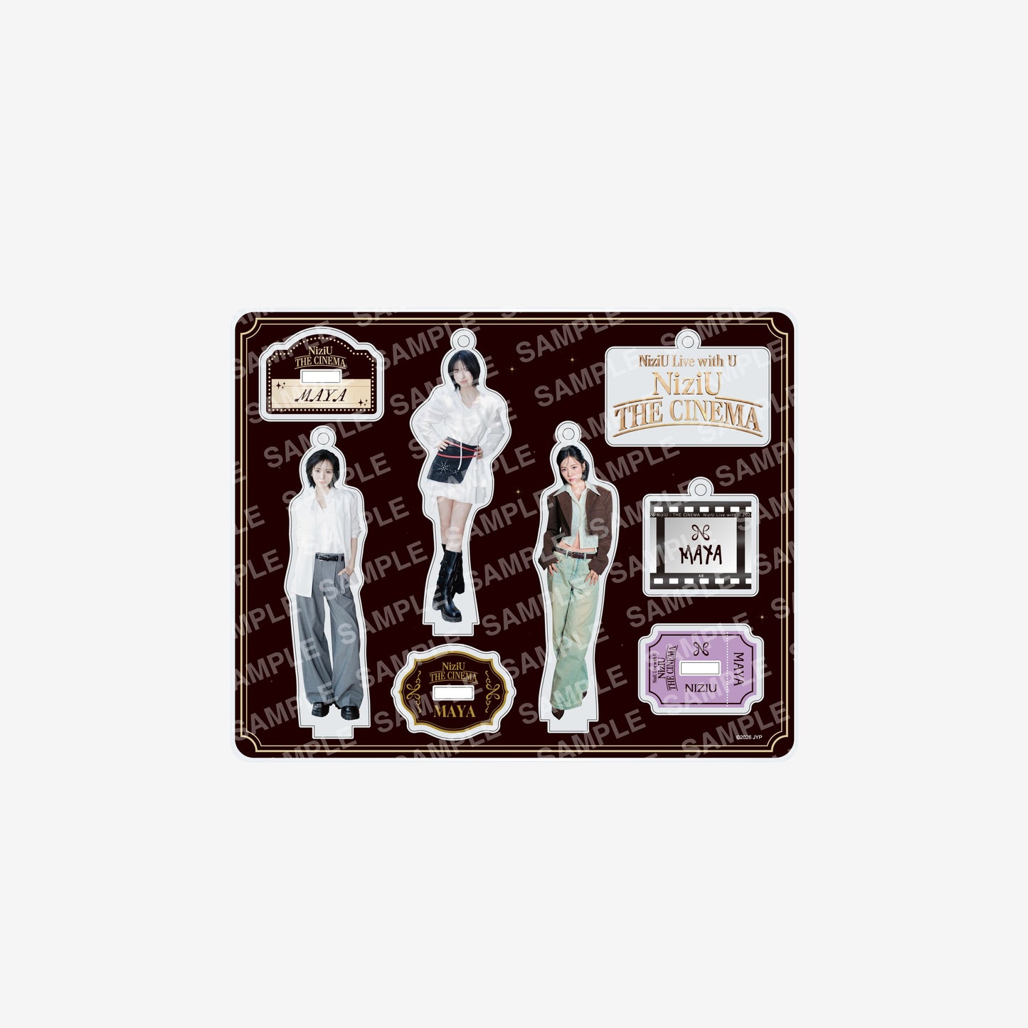 ACRYLIC STAND KEY HOLDER - MAYA / NiziU『Live with U 2026 “NiziU : THE CINEMA” 』