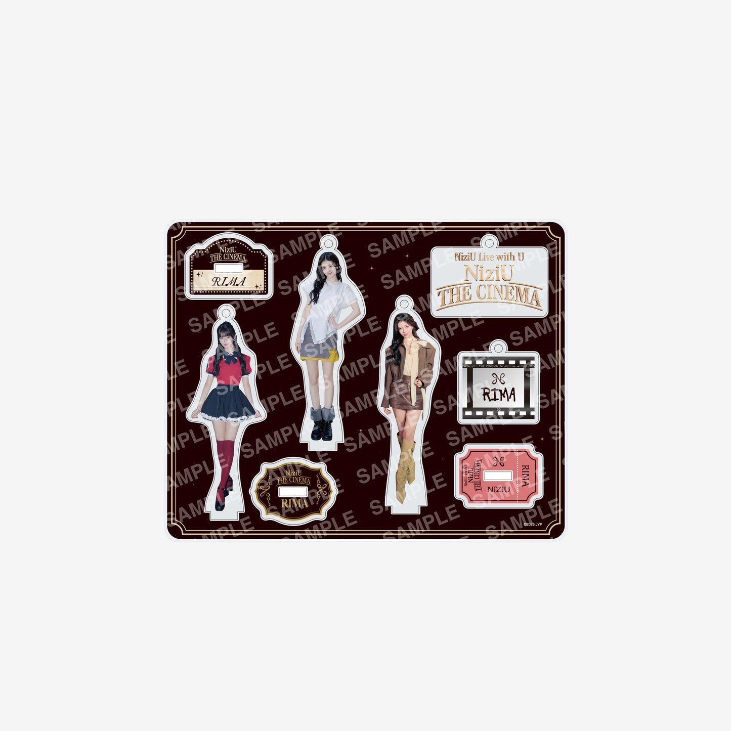 ACRYLIC STAND KEY HOLDER - RIMA / NiziU『Live with U 2026 “NiziU : THE CINEMA” 』