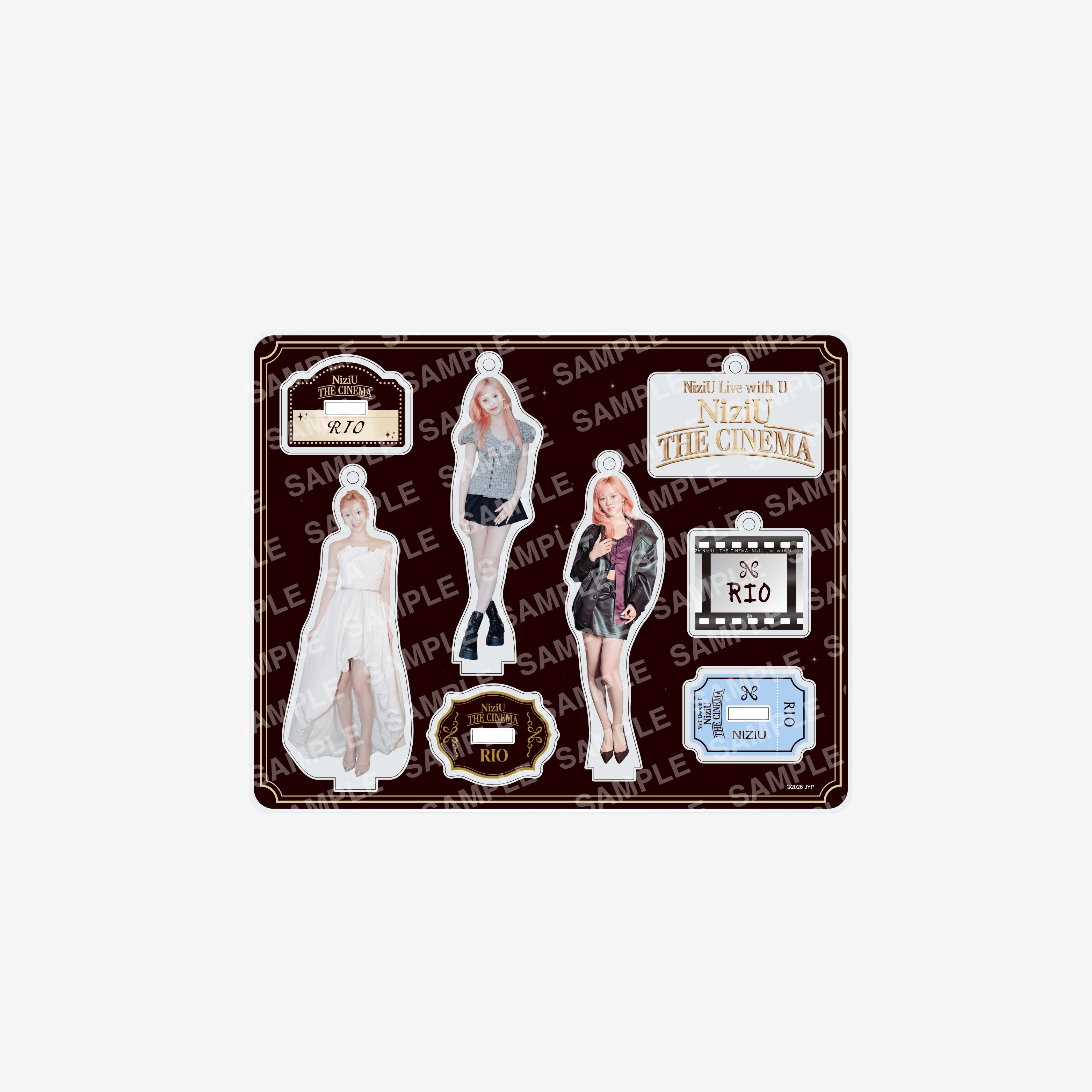 ACRYLIC STAND KEY HOLDER - RIO / NiziU『Live with U 2026 “NiziU
