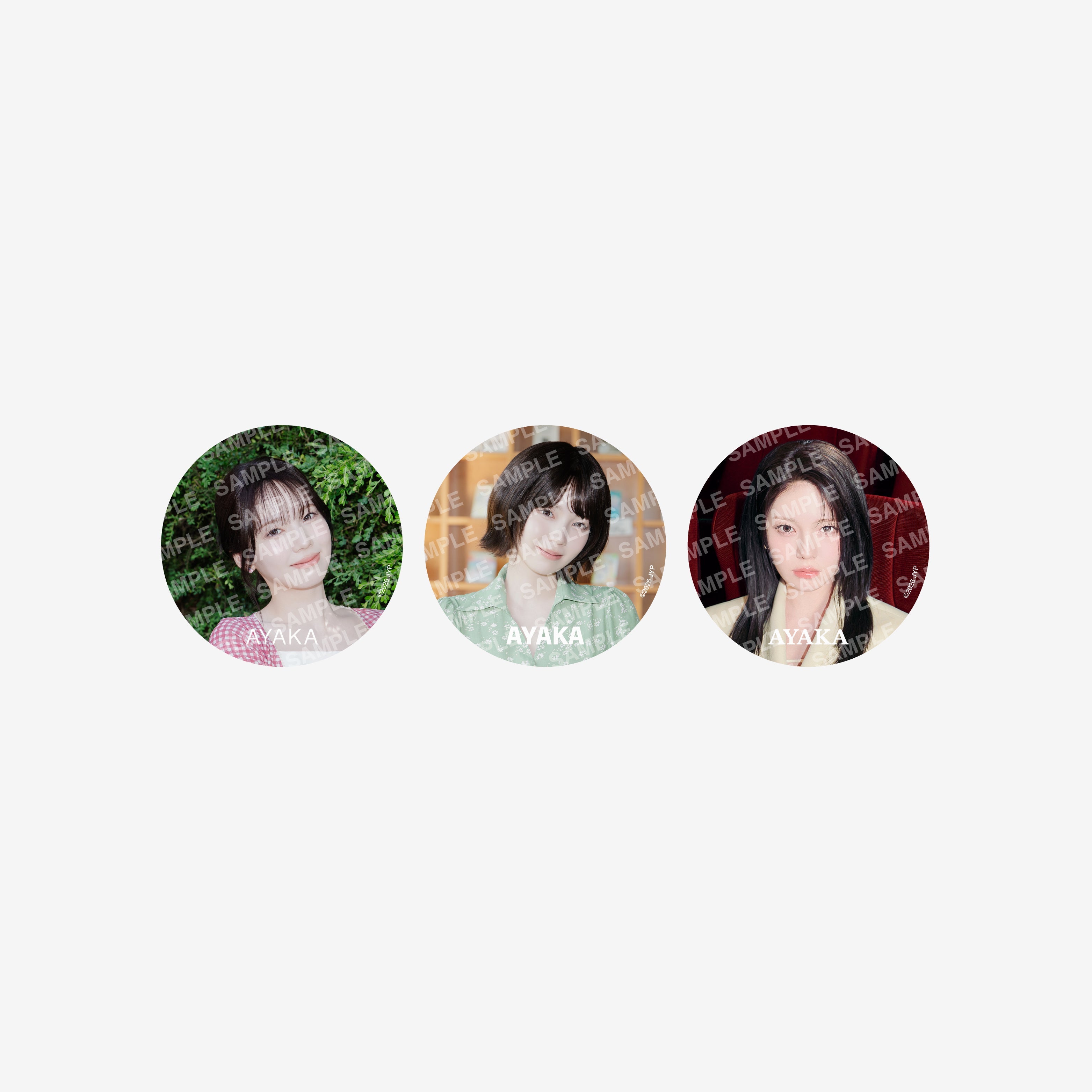BADGE SET（3PIECES）- AYAKA / NiziU『Live with U 2026 “NiziU : THE