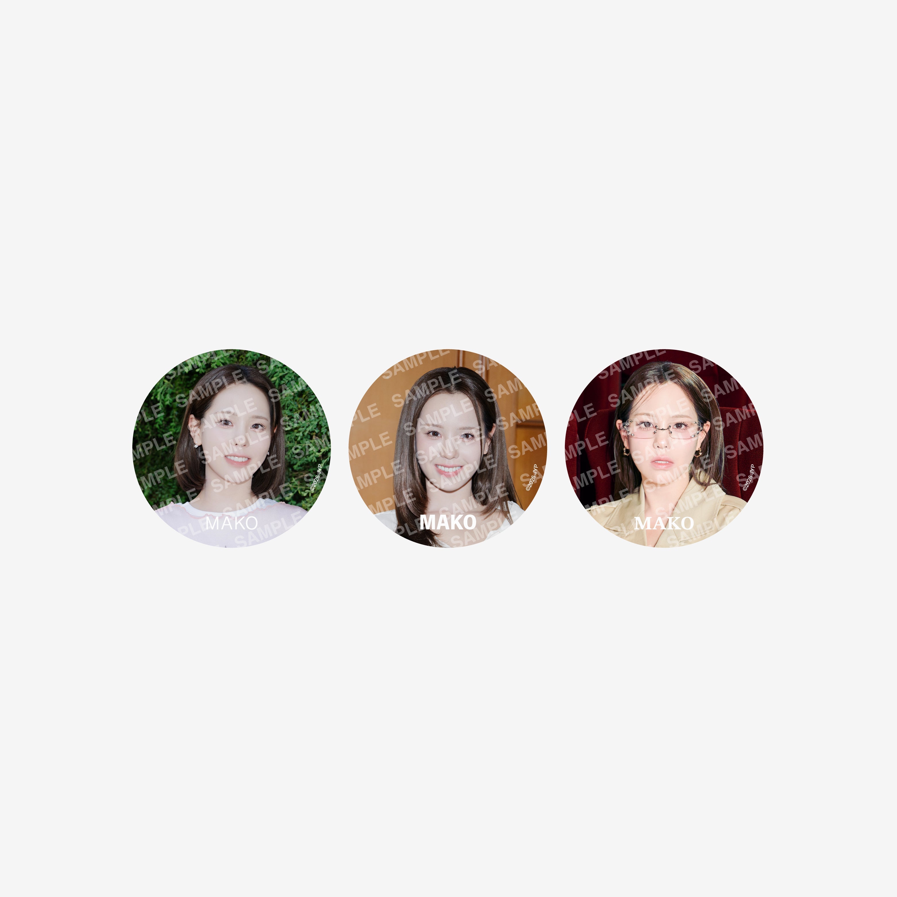 NiziU MAKO セット BADGE SET（3PIECES）- MAKO / NiziU『Live with U 2026 “NiziU : THE