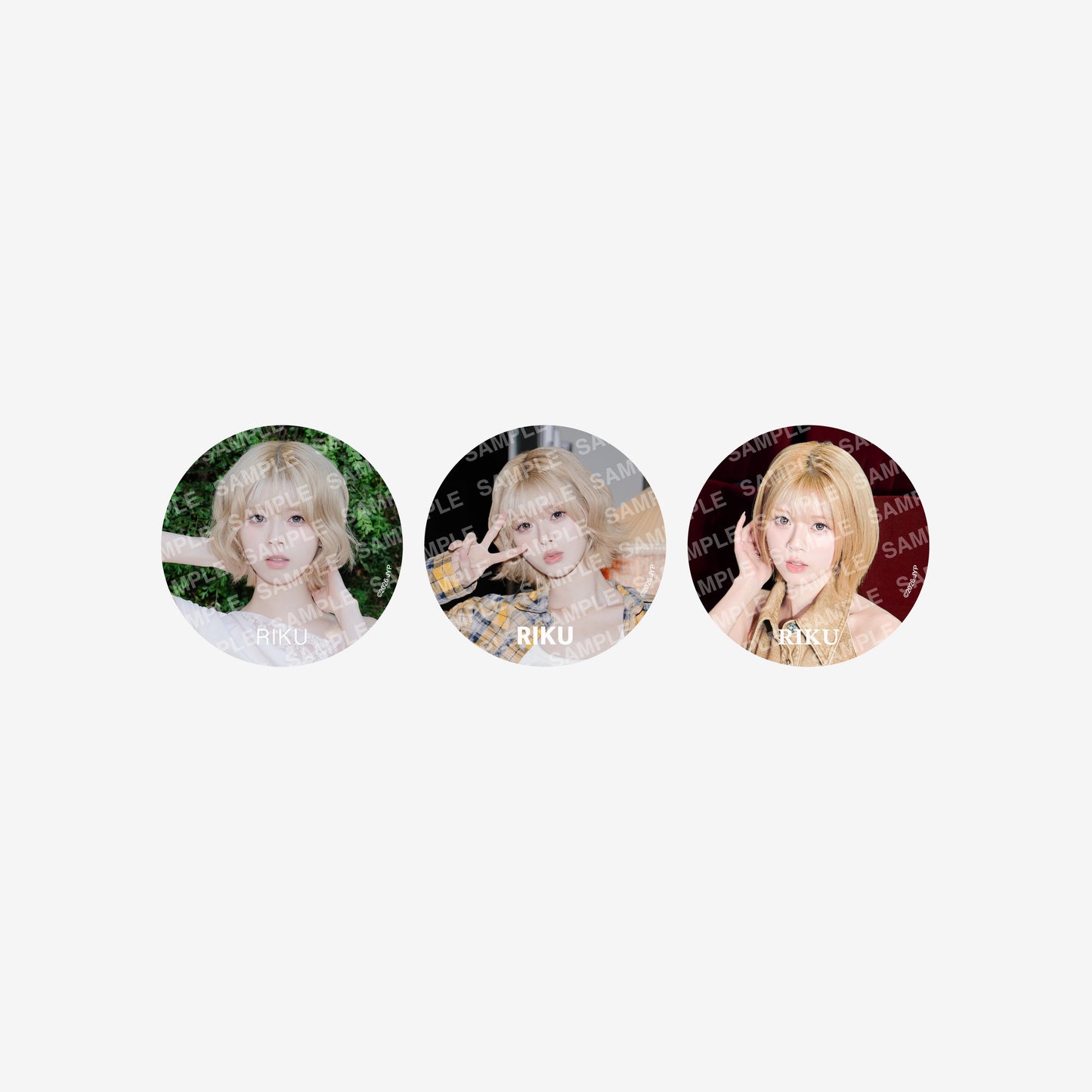 BADGE SET（3PIECES）- RIKU / NiziU『Live with U 2026 “NiziU : THE CINEMA” 』