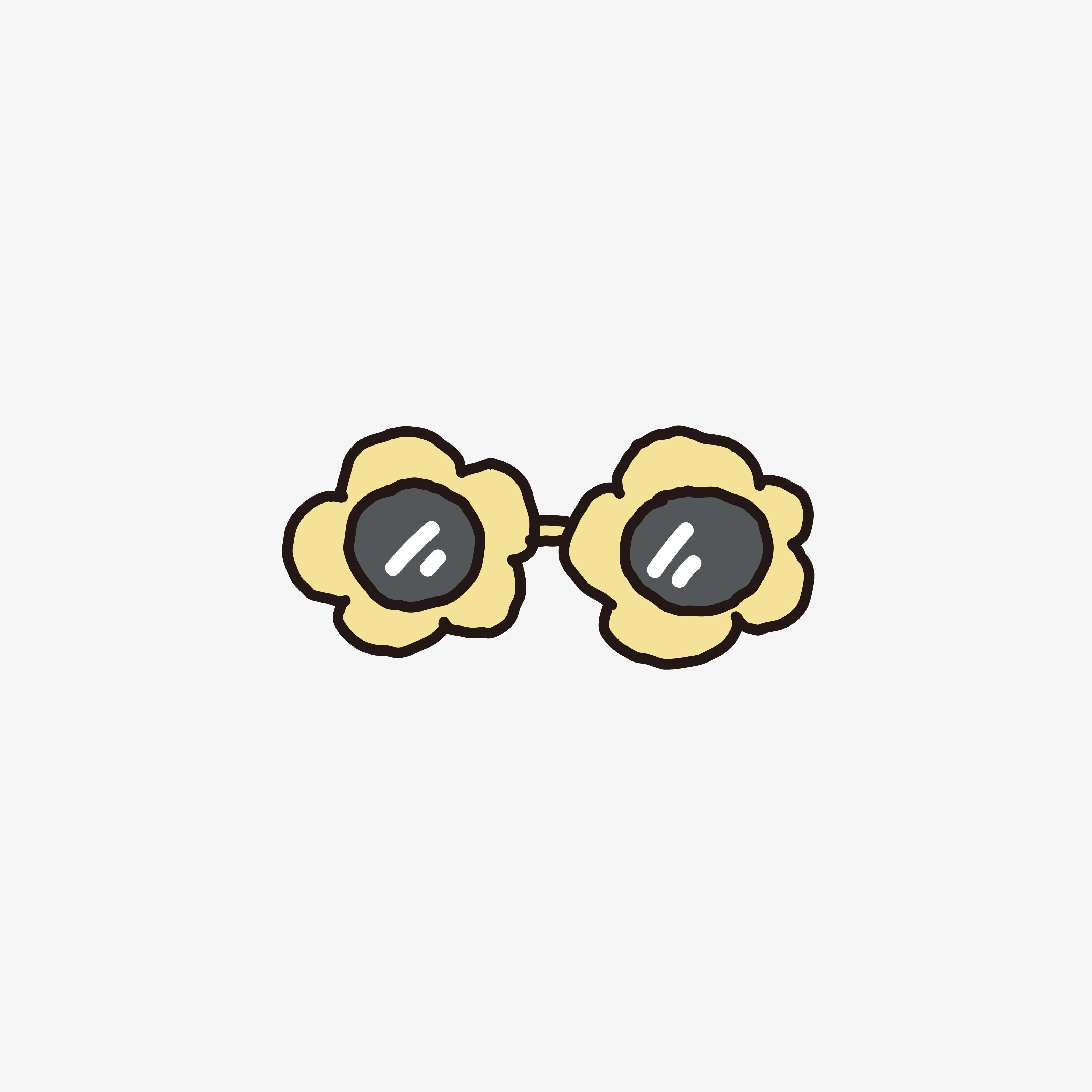 WAPPEN STICKER / SUN GLASSES - Llanu / NiziU『Live with U 2026