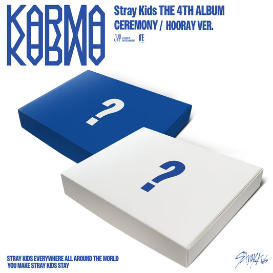 Stray Kids THE 4TH ALBUM "KARMA" [CEREMONY VER./HOORAY VER.] 2バージョンランダム