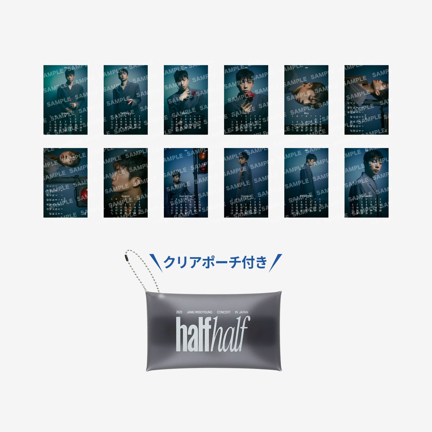 CALENDER PHOTO CARD SET【SUIT】/ WOOYOUNG (From 2PM)『2025 Jang Wooyoung Concert ＜half half＞』