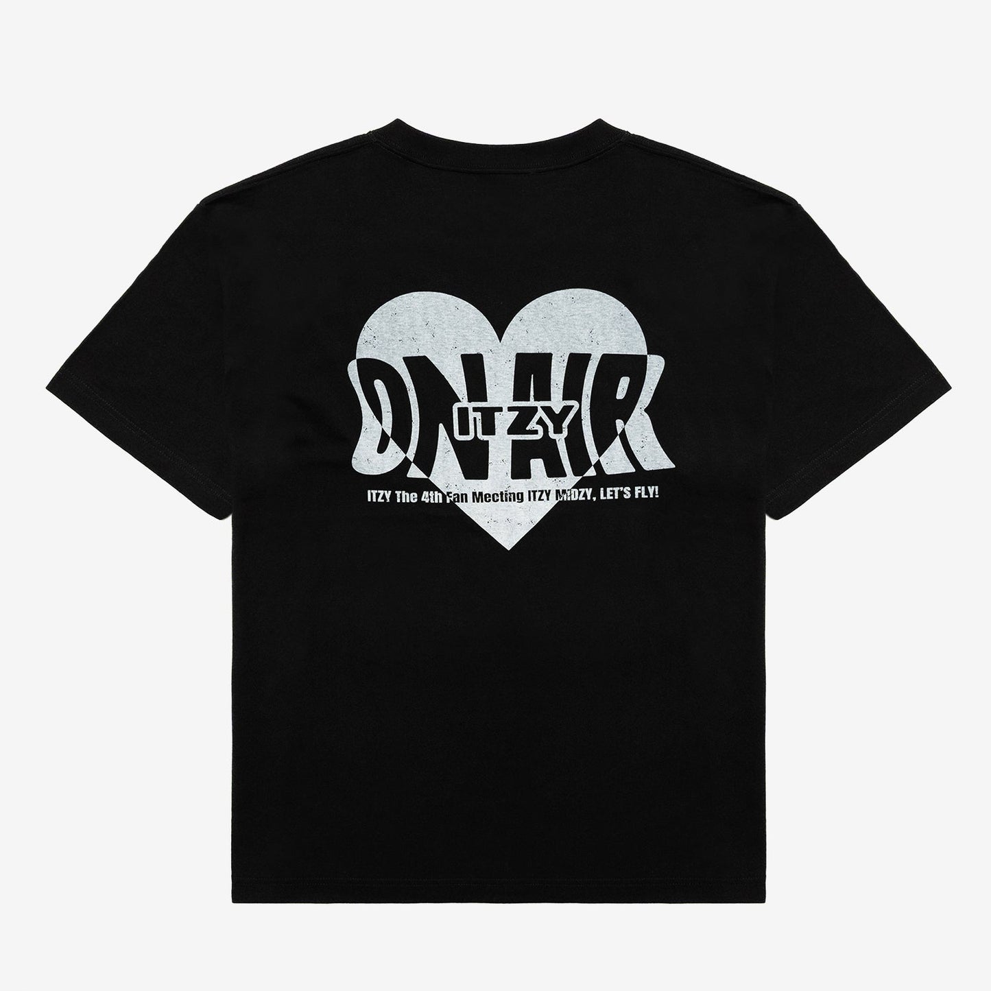 T-SHIRT ＜BLACK＞【S】 / ITZY『The 4th Fan Meeting ITZY MIDZY, LET’S FLY! "ON AIR"』