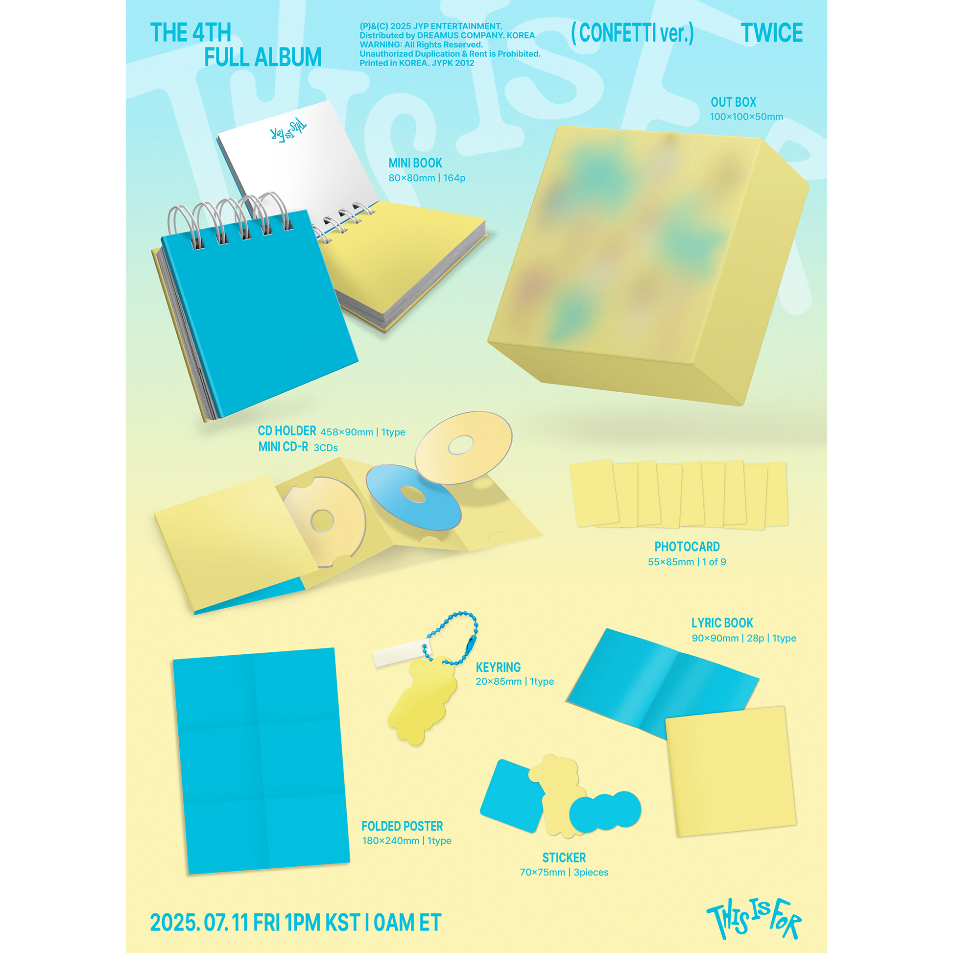 TWICE 4TH FULL ALBUM『THIS IS FOR』5形態セット – JYP JAPAN