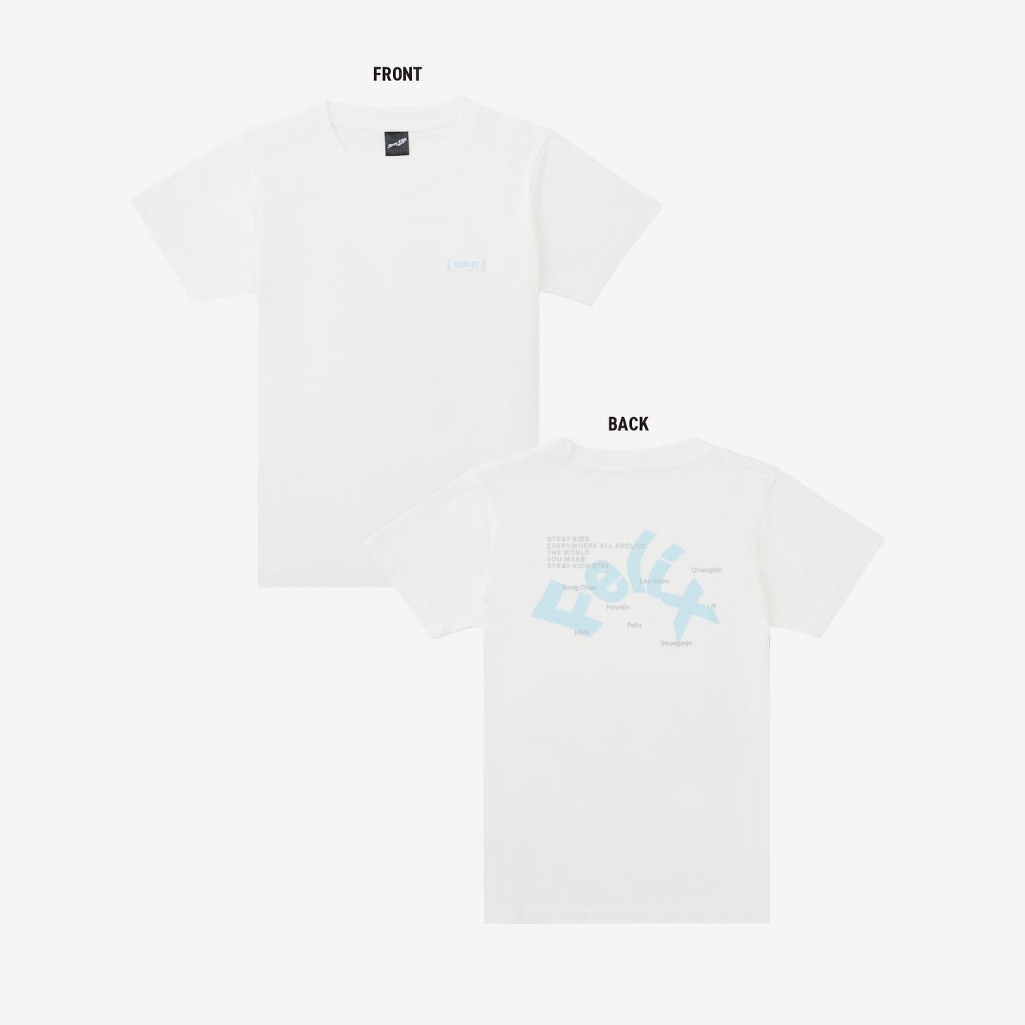 T-SHIRT【L】- Felix / Stray Kids『World Tour <RUN IT JAPAN>』