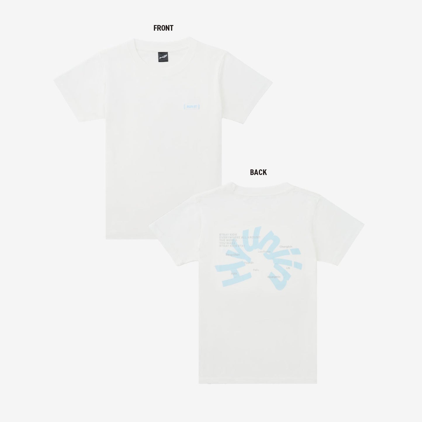 T-SHIRT【M】- Hyunjin / Stray Kids『World Tour <RUN IT JAPAN>』