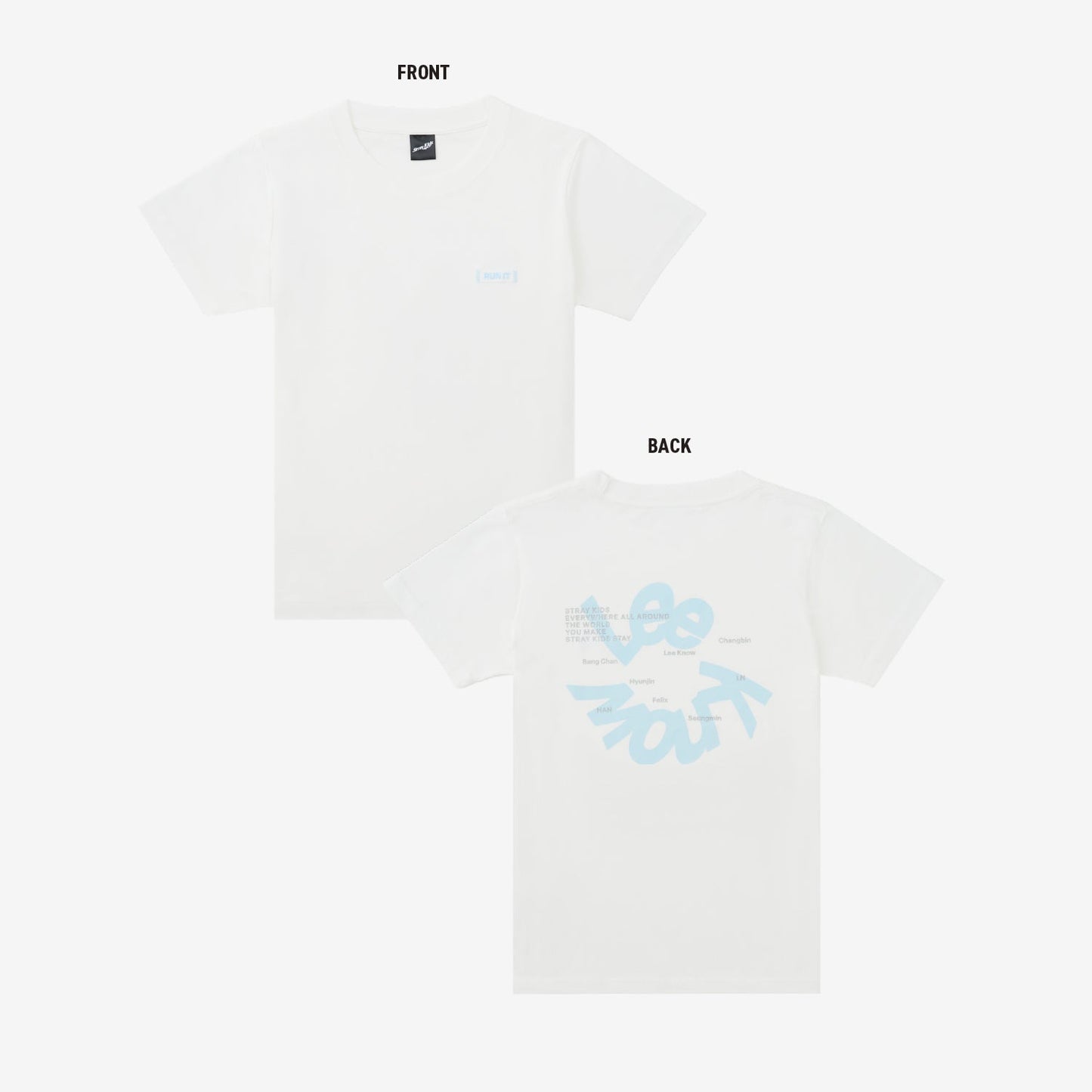 T-SHIRT【M】- Lee Know / Stray Kids『World Tour <RUN IT JAPAN>』