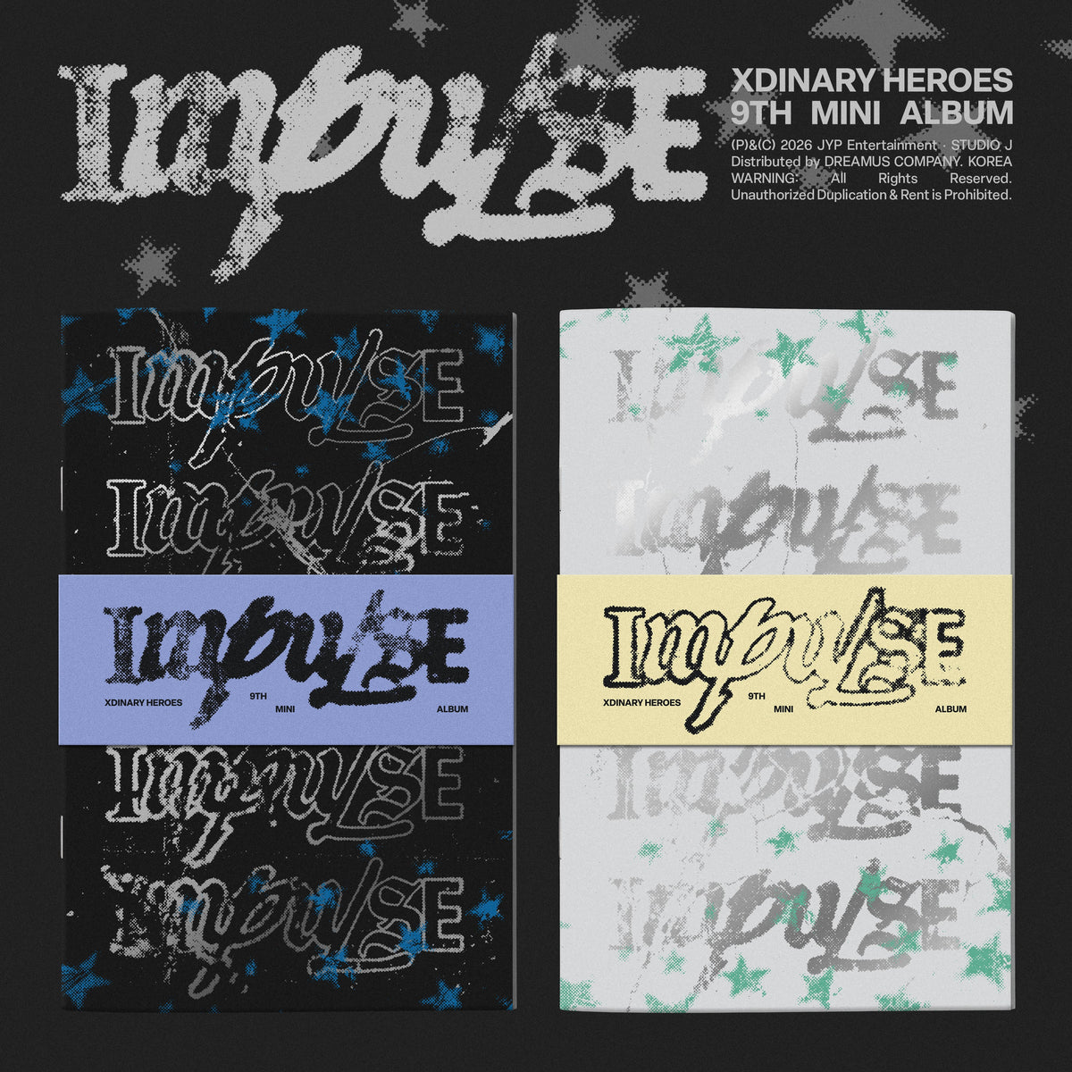 Xdinary Heroes 9th Mini Album <impulse> PHOTOBOOK Ver. 2-Version Set</impulse>