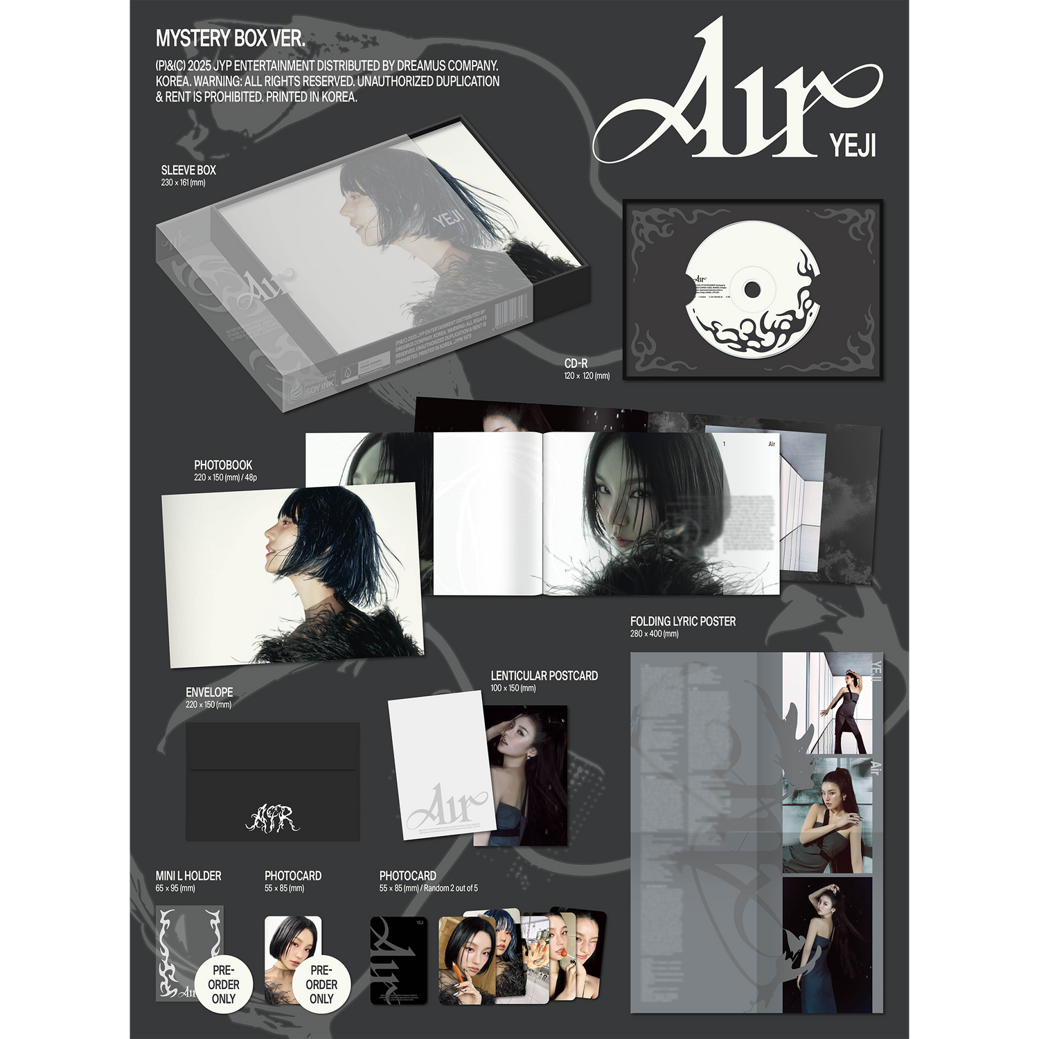 YEJI "Air" [Import] All Editions Set