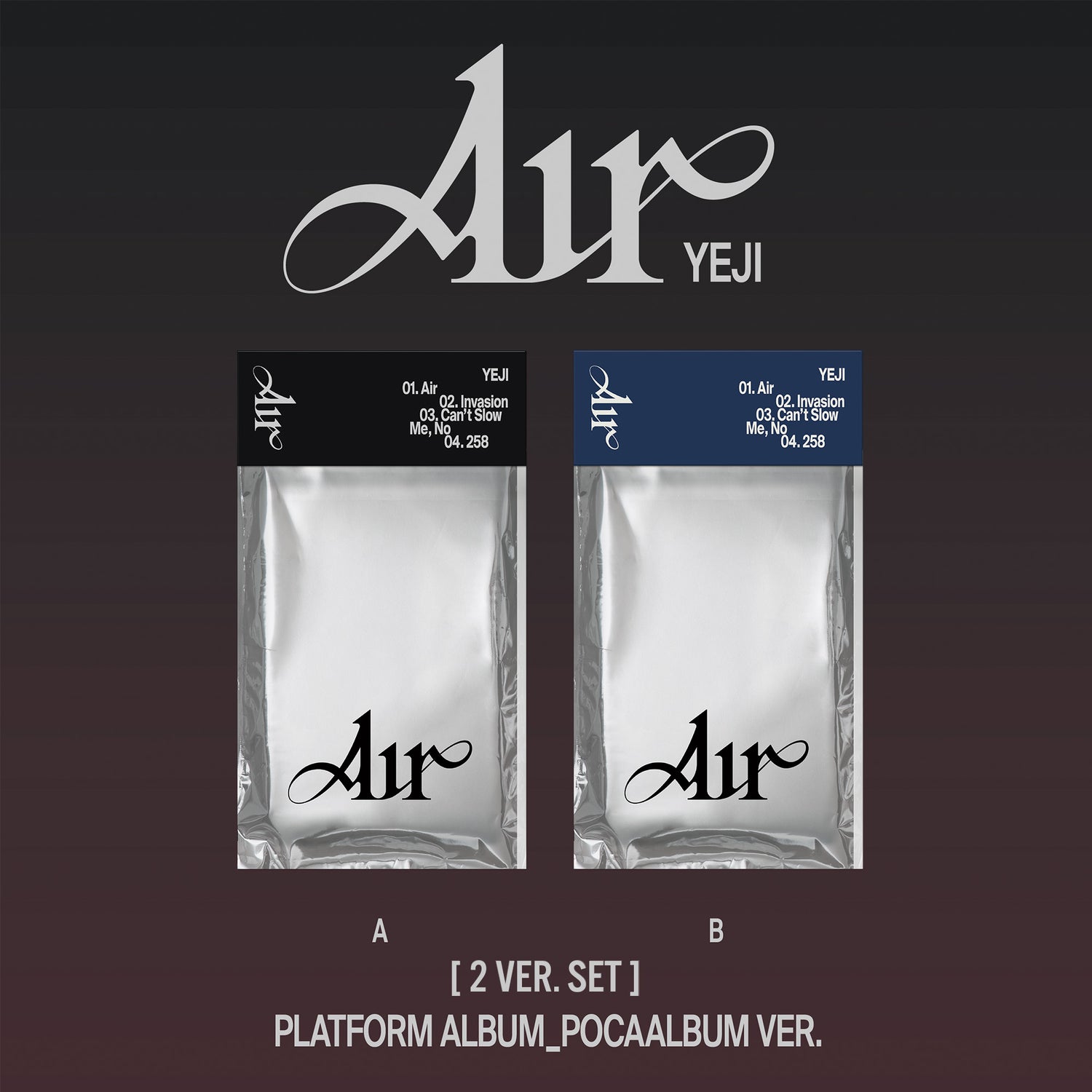 YEJI『Air』PLATFORM ALBUM_POCAALBUM VER.【수입반】2버전 세트