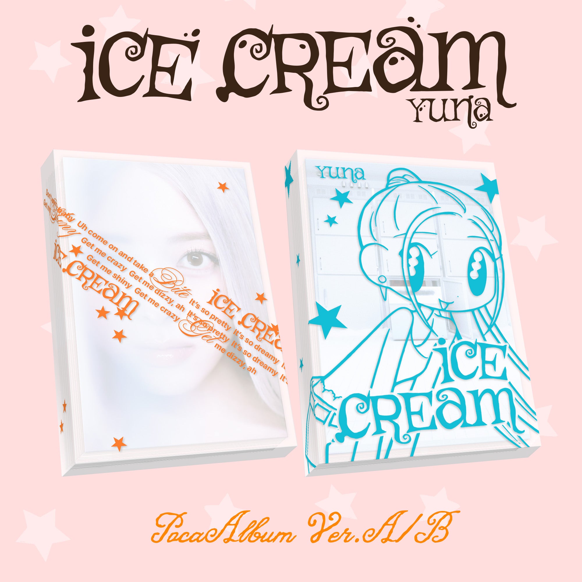 YUNA『ICE CREAM』PLATFORM ALBUM_POCAALBUM Ver. 2バージョンセット