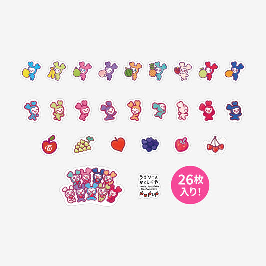 TWICE LOVELYS FLAKE STICKER SET / TWICE『JAPAN DEBUT 9th Anniversary』