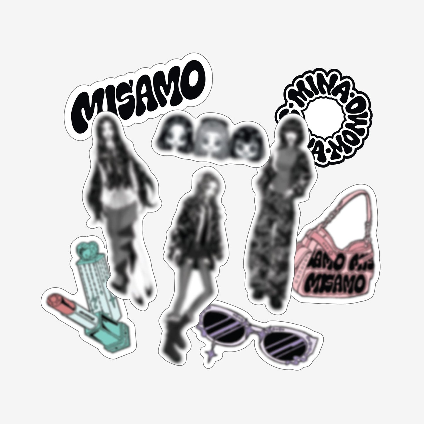 REMOVABLE STICKER SET / MISAMO『3rd Anniversary POPUP STORE "CCC"』