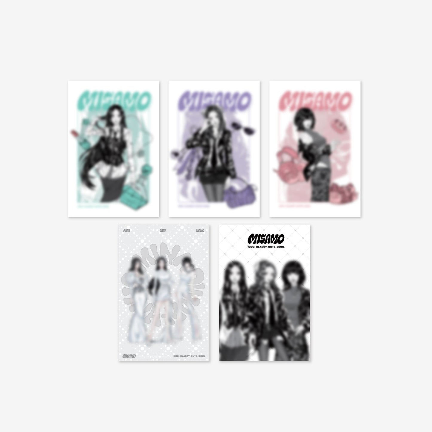 POST CARD SET / MISAMO『3rd Anniversary POPUP STORE "CCC"』