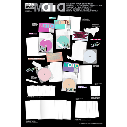 ITZY 12번째 미니 앨범 『Motto』 전 구성 세트