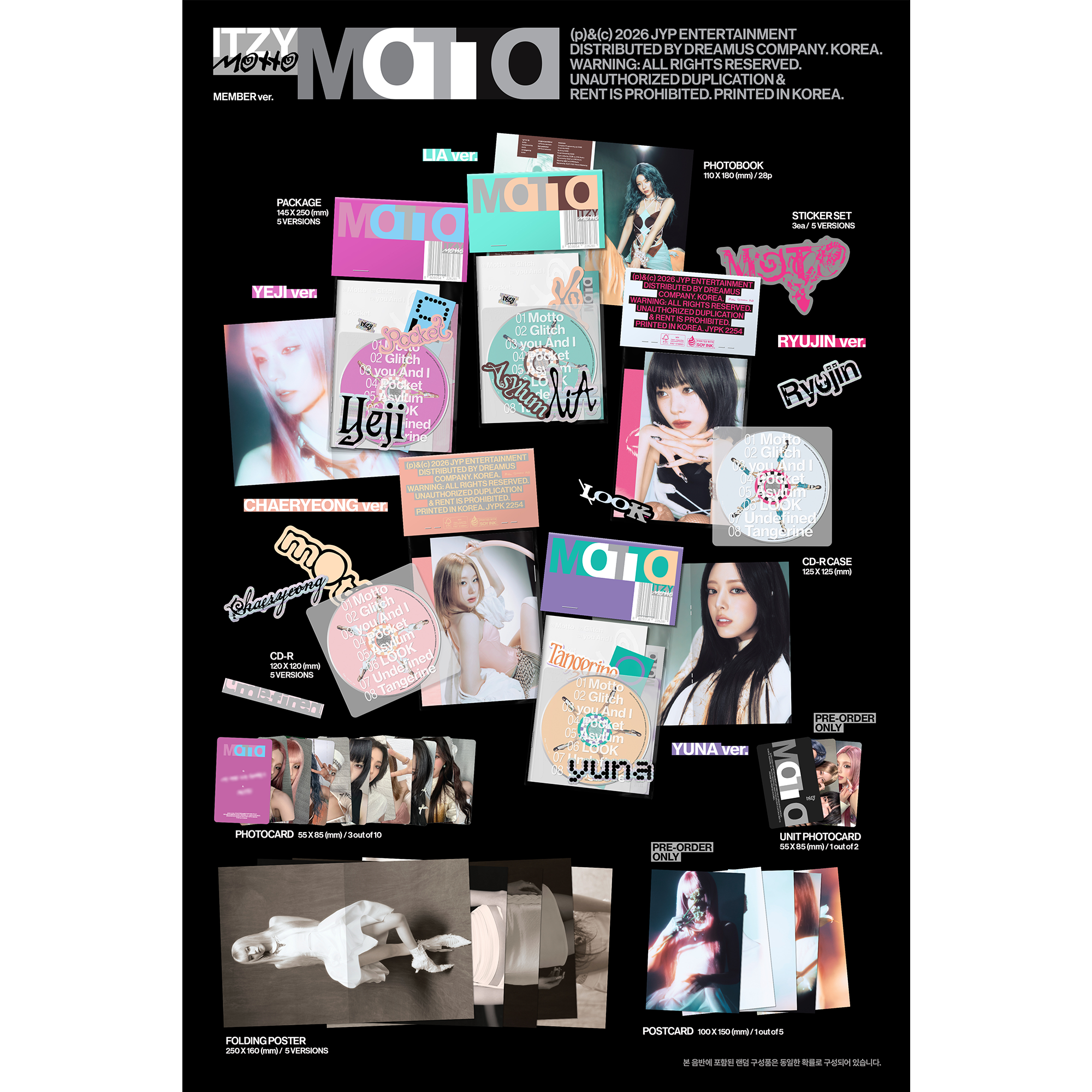 itzy ポスター 当選品 mbc ITZY15名限定品 ITZY JAPAN 2nd Album『Collector』初回限定盤B – JYP