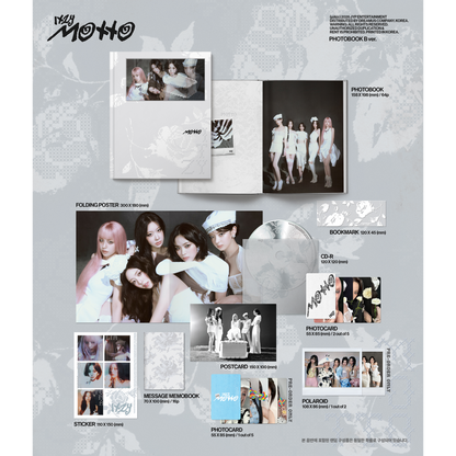 ITZY 12th Mini Album 『Motto』 PHOTOBOOK Ver. 3-Version Set