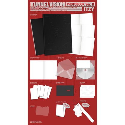 ITZY 11th Mini Album『TUNNEL VISION』全形態セット