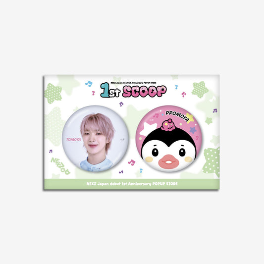 PHOTO BADGE SET - TOMOYA / NEXZ『Japan Debut 1st Anniversary POP-UP 1st SCOOP』