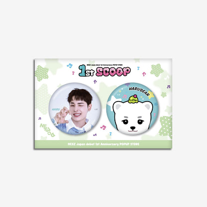 PHOTO BADGE SET - HARU / NEXZ『Japan Debut 1st Anniversary POP-UP 1st SCOOP』