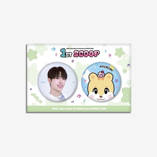 PHOTO BADGE SET - HYUI / NEXZ『Japan Debut 1st Anniversary POP-UP 1st SCOOP』