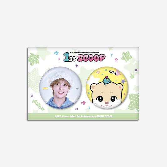PHOTO BADGE SET - YUKI / NEXZ『Japan Debut 1st Anniversary POP-UP 1st SCOOP』
