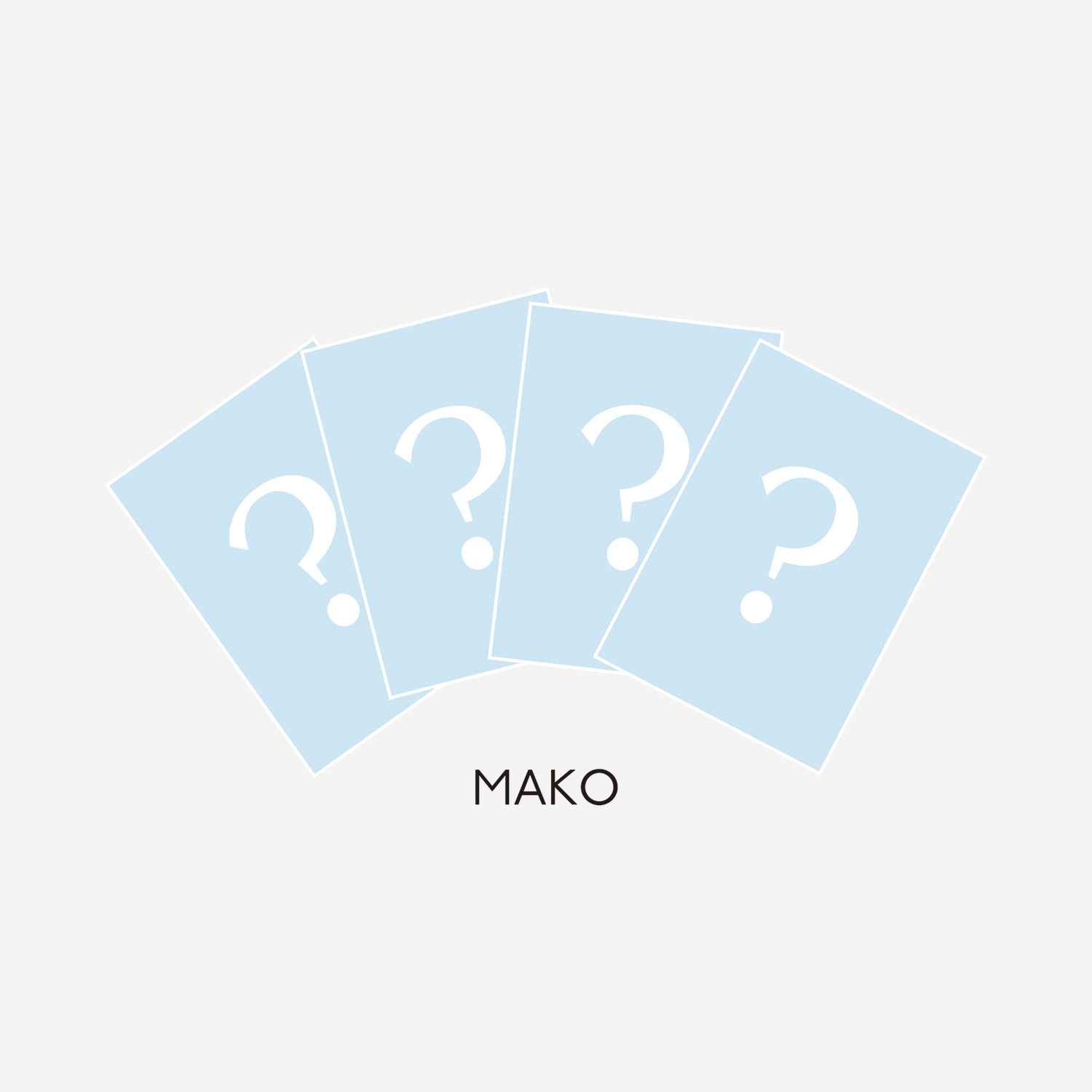 LIVE PHOTO TRADING CARD (4PIECES) - MAKO / NiziU『NiziU Live with U 2024-2025 “AWAKE” OFFICIAL GOODS』