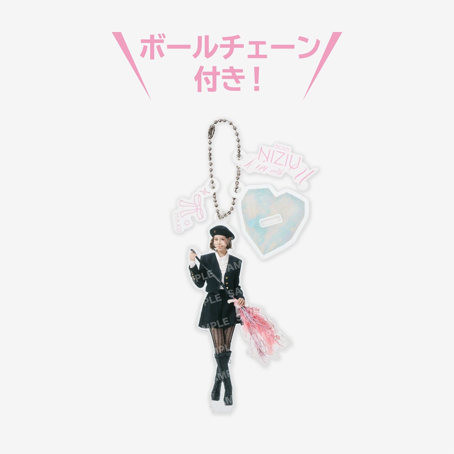 ACRYLIC STAND KEY HOLDER - MAKO / NiziU『Live with U 2025』