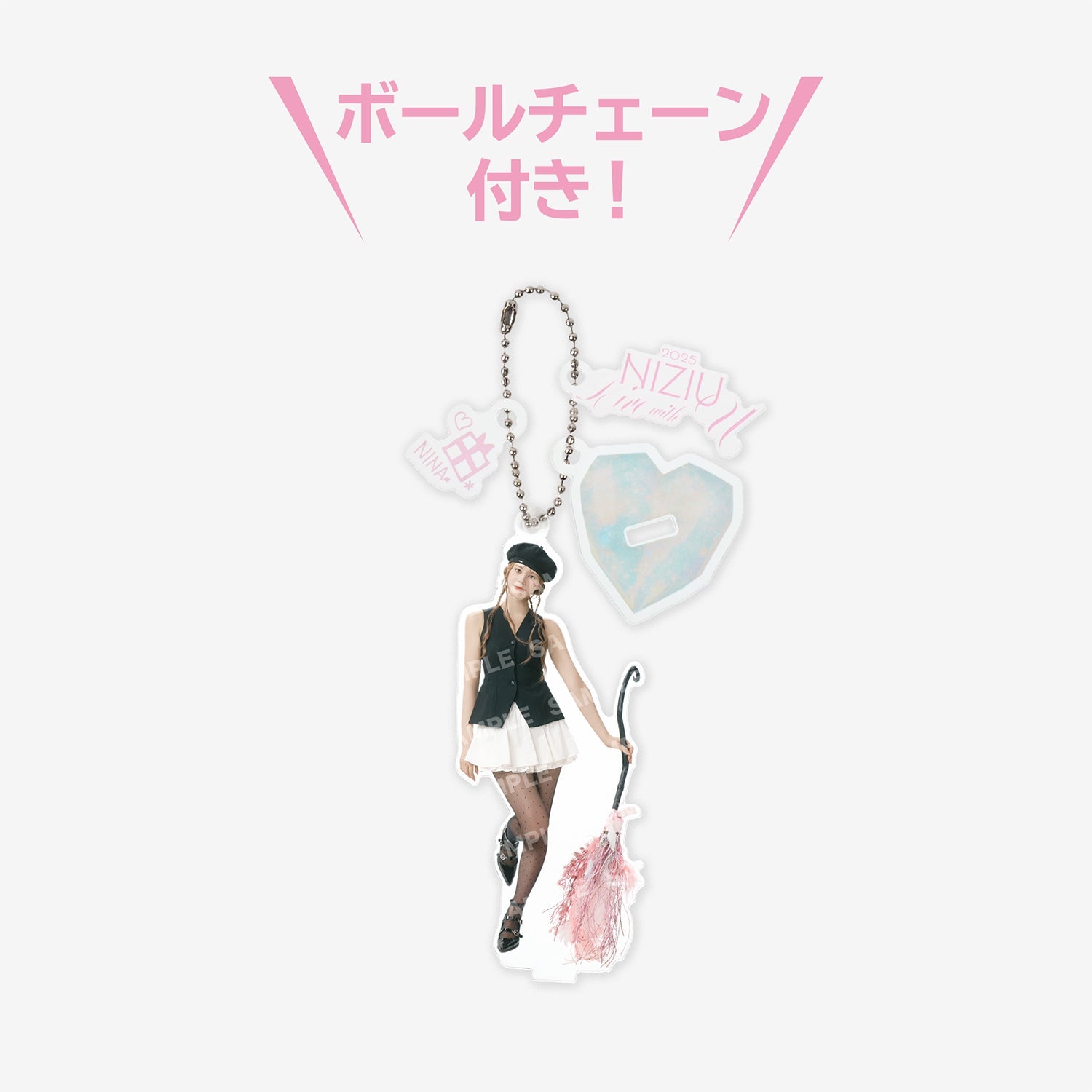 ACRYLIC STAND KEY HOLDER - NINA / NiziU『Live with U 2025 “NEW