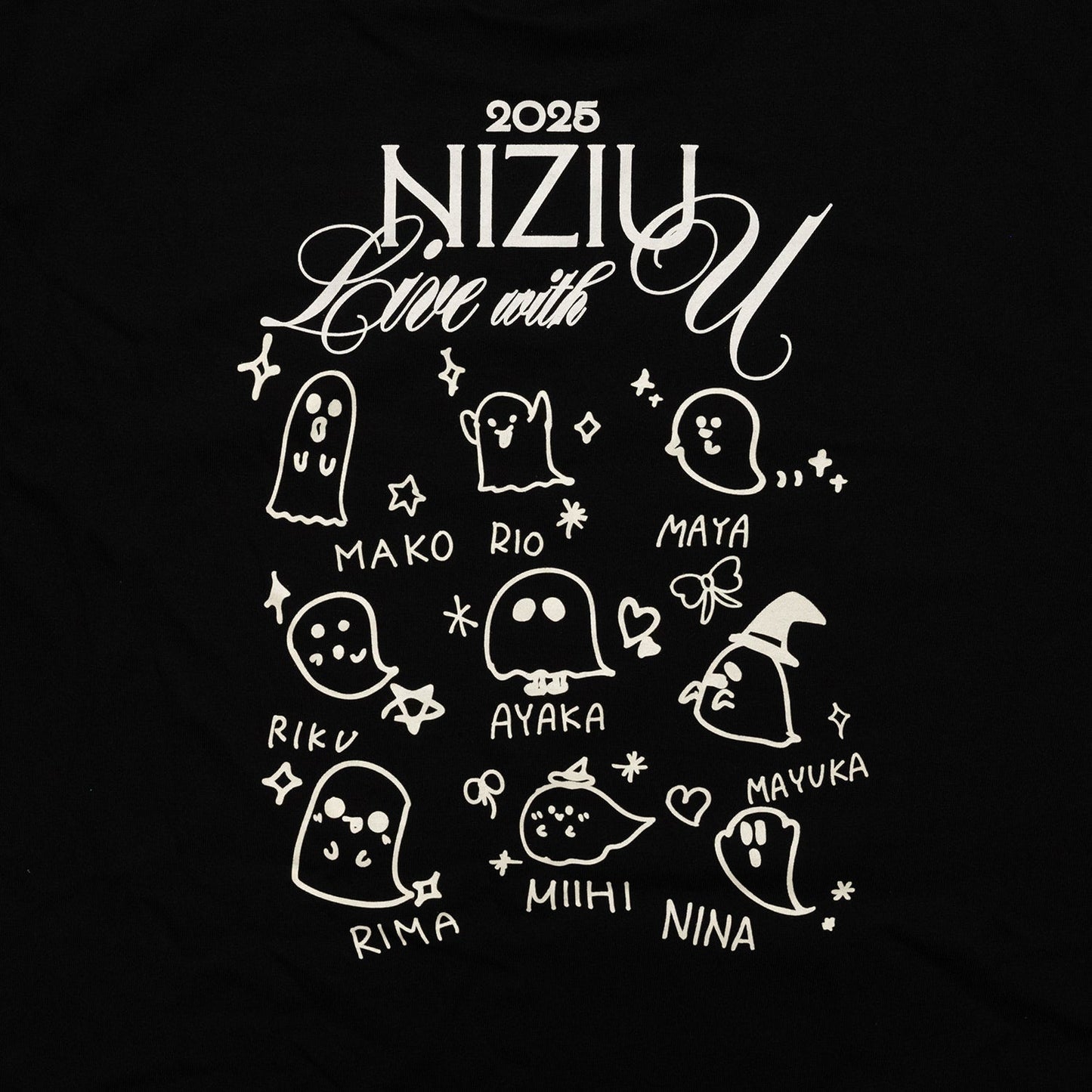 T-SHIRT【L】Designed by NiziU / NiziU『Live with U 2025』