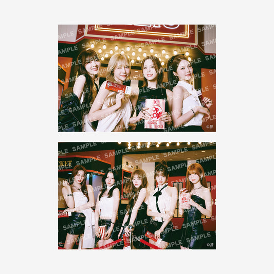 SQUARE PHOTO BADGE SET / NiziU『Live with U 2026 “NEW EvoNUtion” POPUP in HMV』