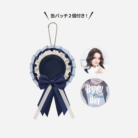 ROSETTE BUTTON BADGE CASE - NINA / NiziU『NiziU Live with U 2026 “NiziU : THE CINEMA” 』