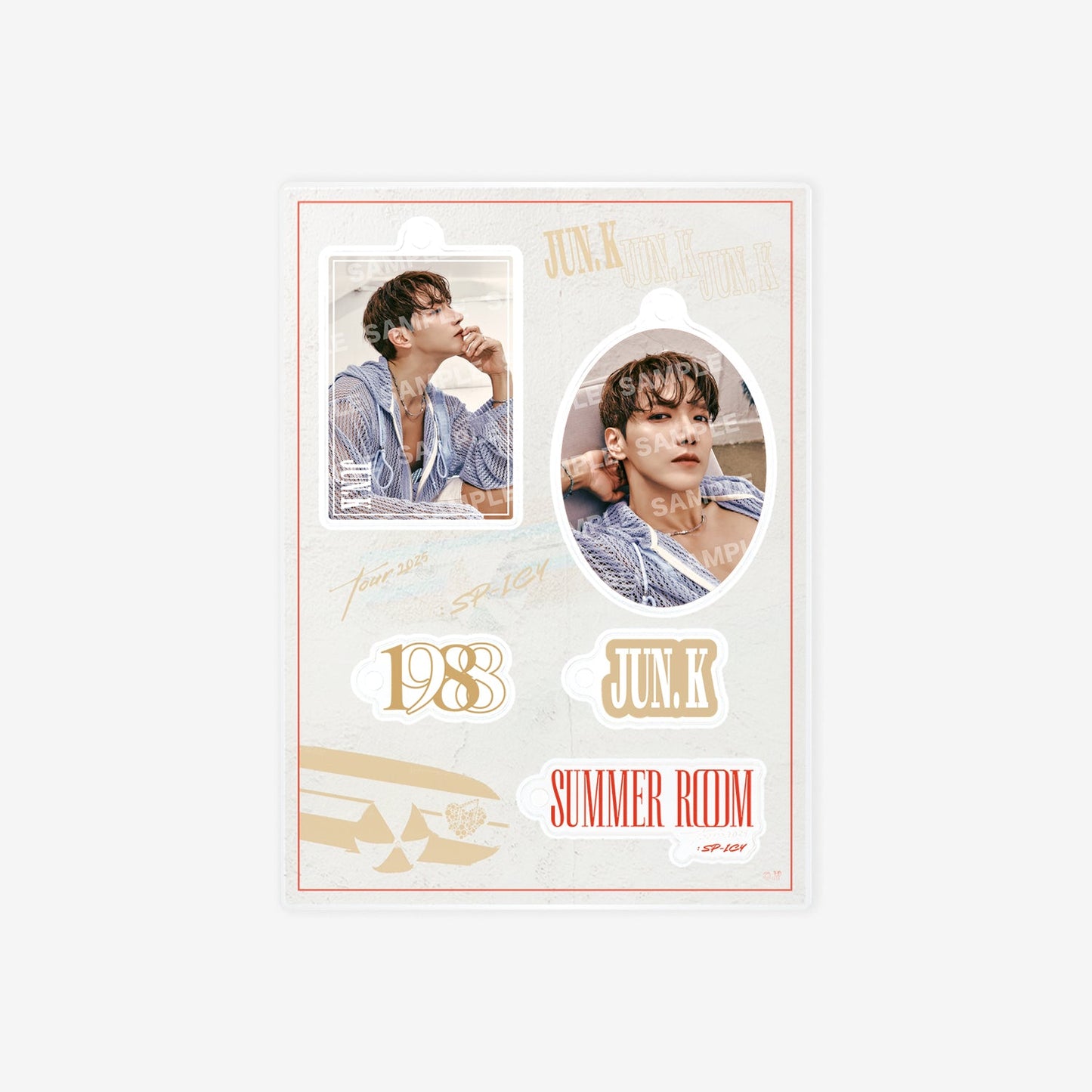 CUSTOM ACRYLIC KEY HOLDER / Jun. K (From 2PM)『SUMMER ROOM TOUR : SP-ICY』