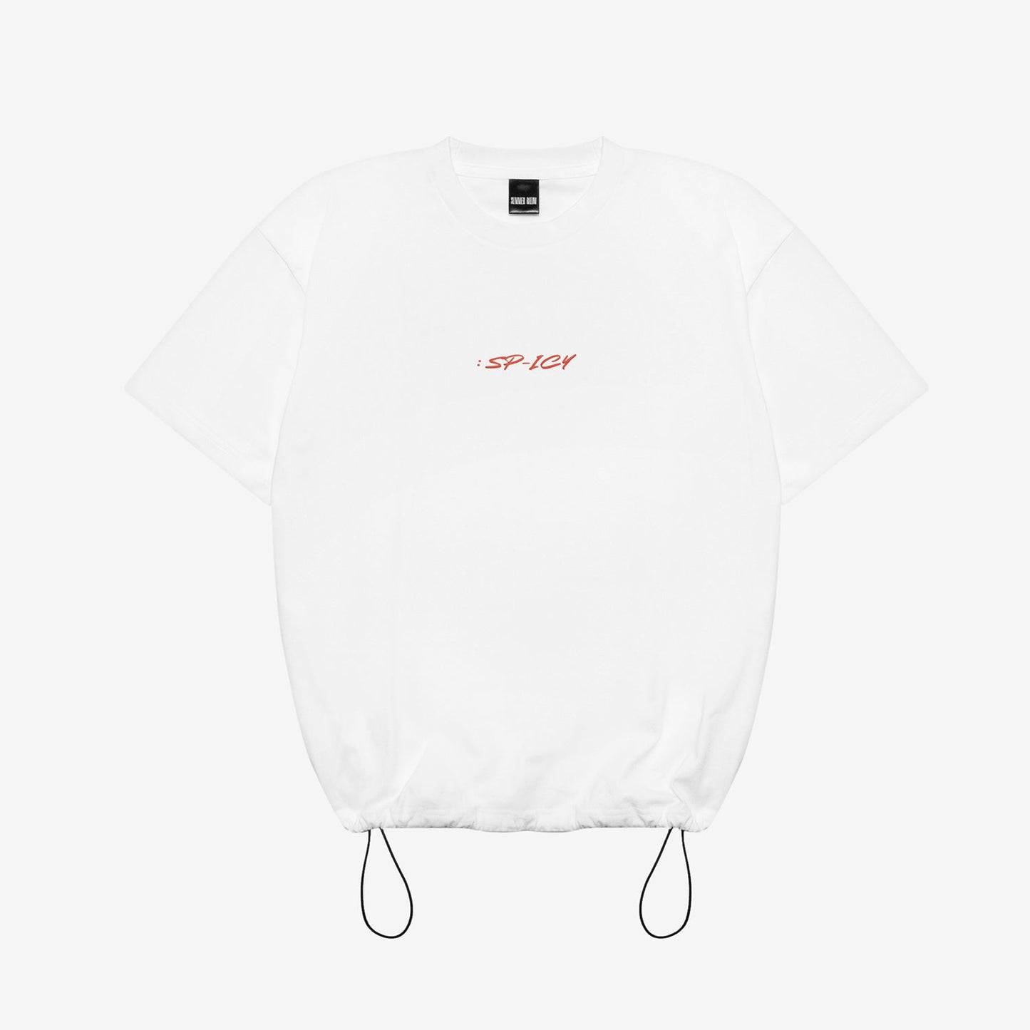 DRAWSTRING T-SHIRT【WHITE】/ Jun. K (From 2PM)『SUMMER ROOM TOUR : SP-ICY』