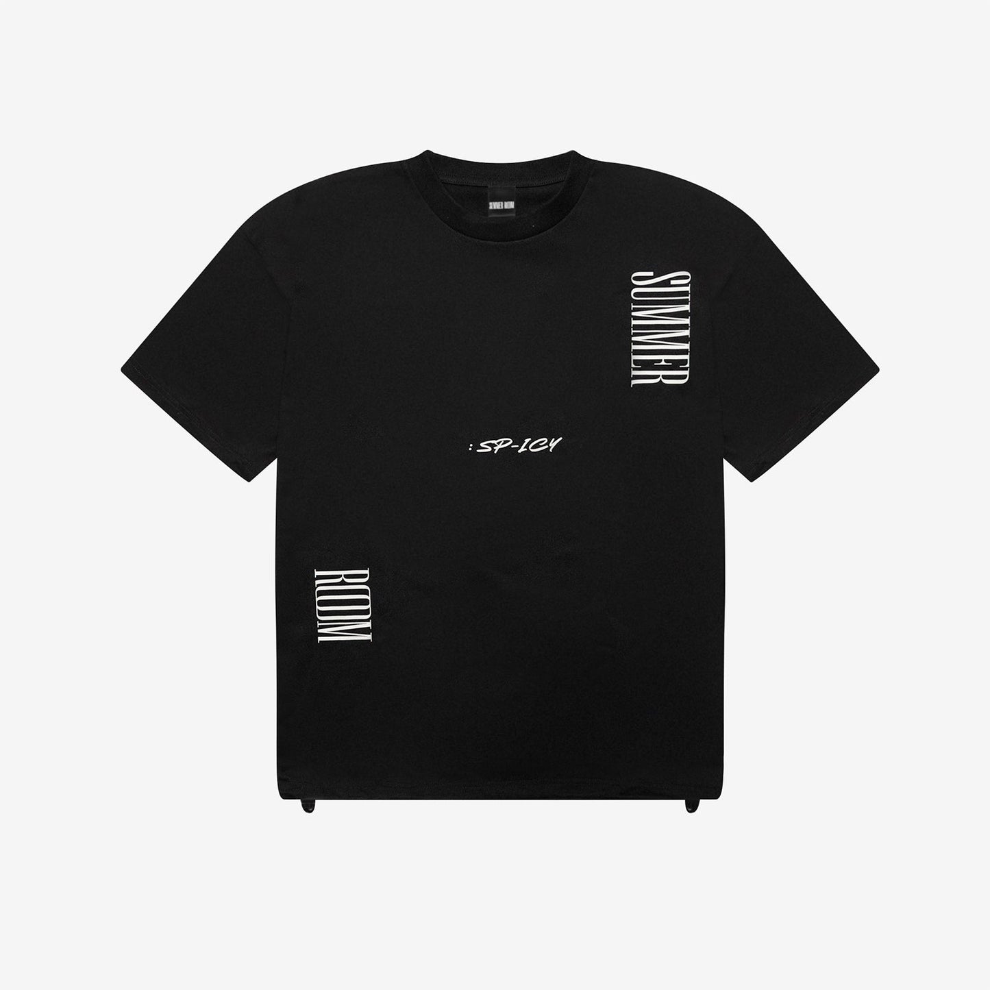 DRAWSTRING T-SHIRT【BLACK】/ Jun. K (From 2PM)『SUMMER ROOM TOUR : SP-ICY』